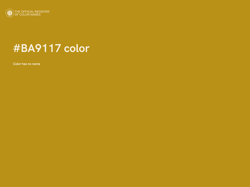 #BA9117 color image
