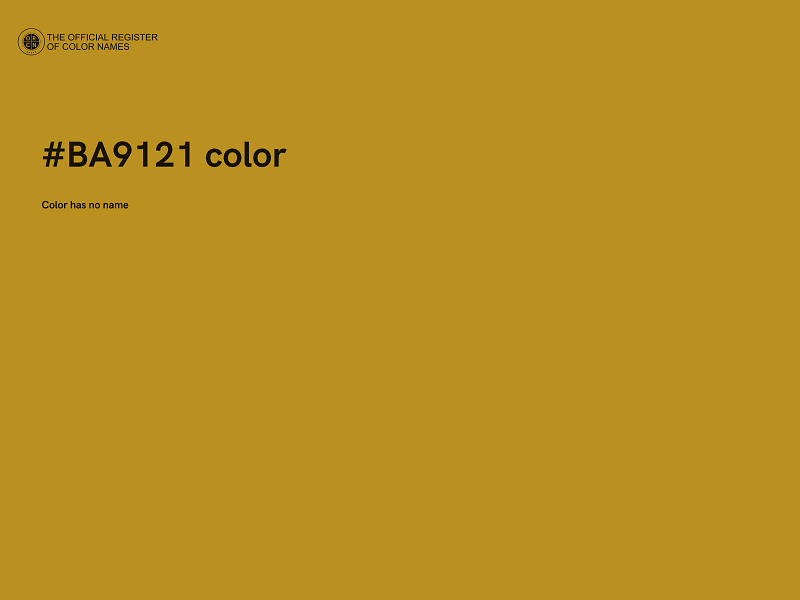 #BA9121 color image