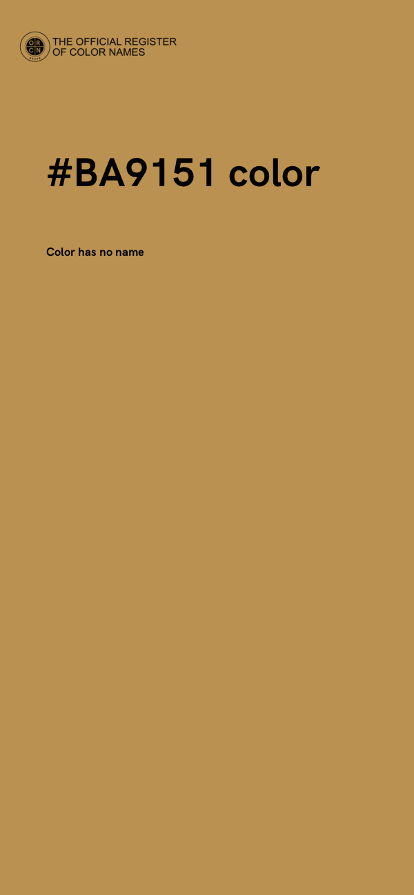 #BA9151 color image