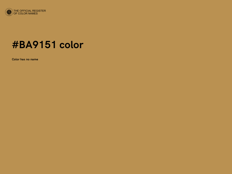 #BA9151 color image