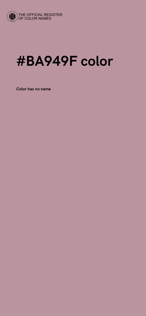 #BA949F color image