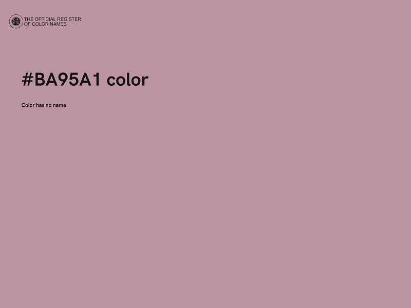 #BA95A1 color image