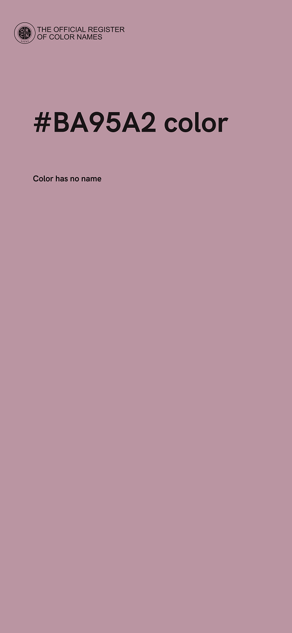 #BA95A2 color image