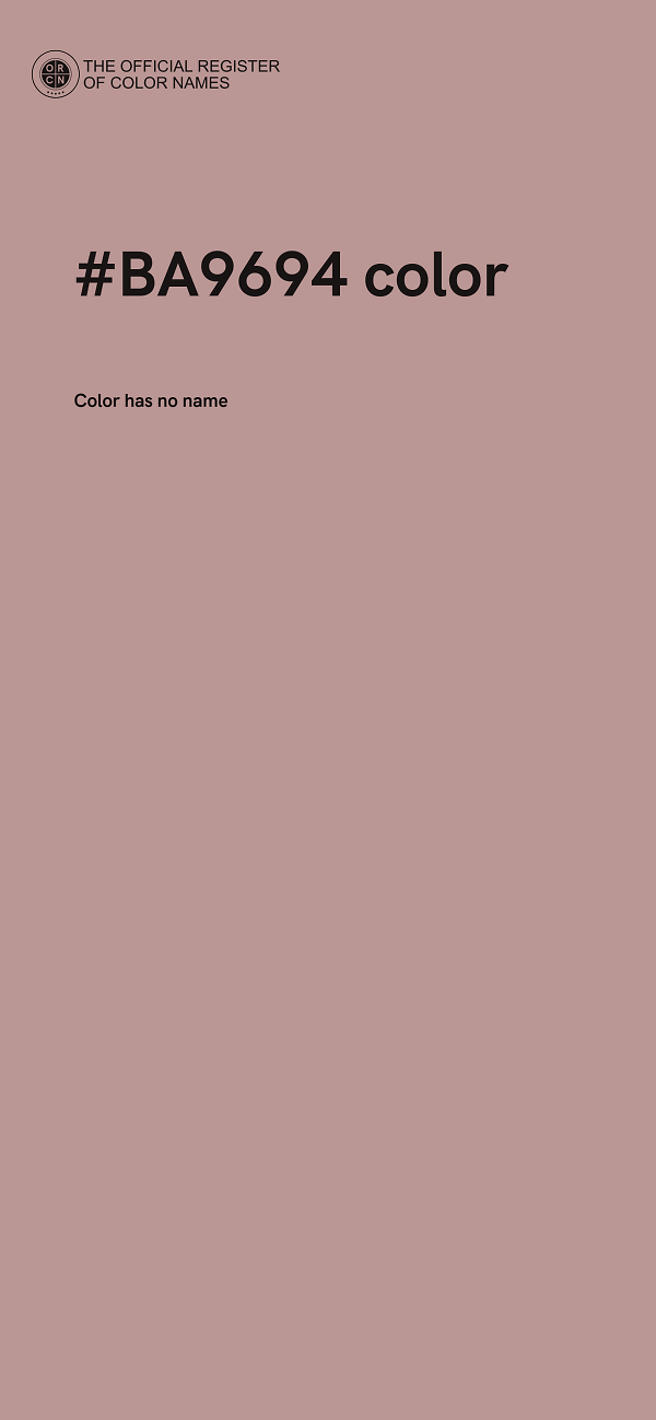 #BA9694 color image
