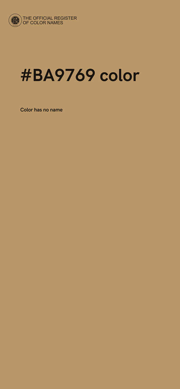 #BA9769 color image