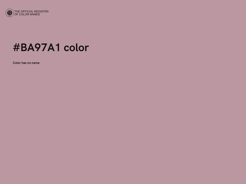 #BA97A1 color image