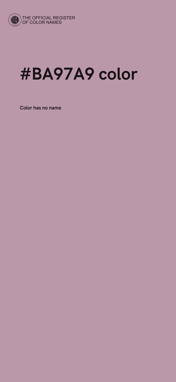 #BA97A9 color image