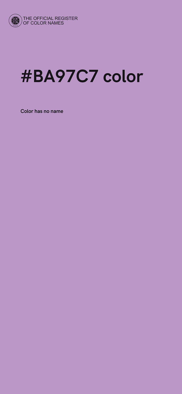 #BA97C7 color image