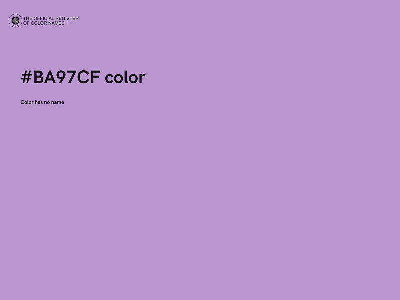 #BA97CF color image