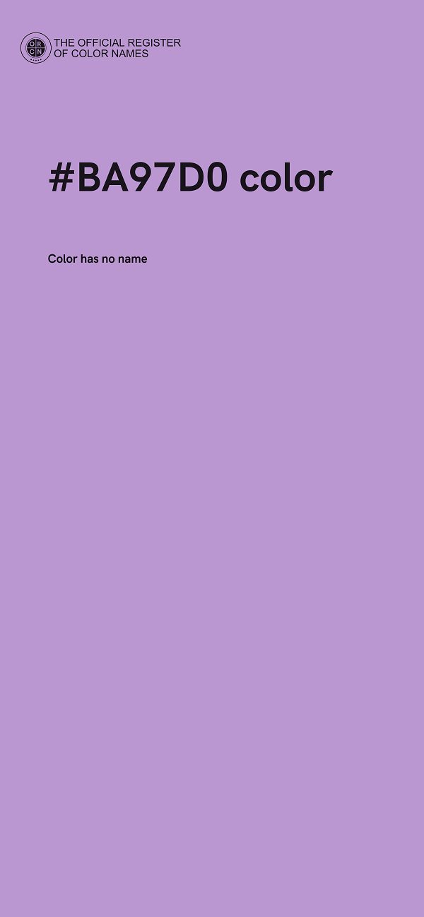 #BA97D0 color image