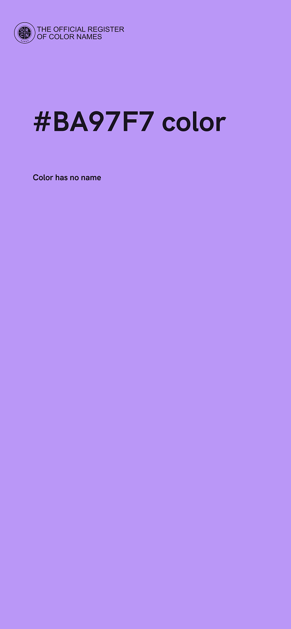 #BA97F7 color image