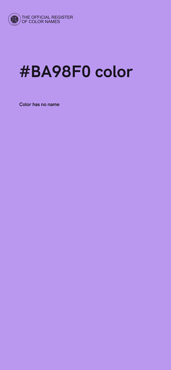 #BA98F0 color image
