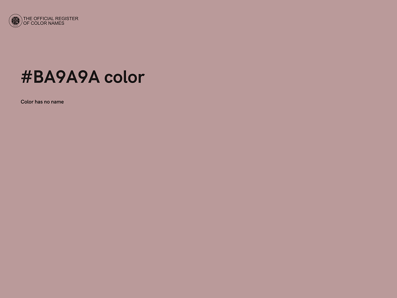 #BA9A9A color image