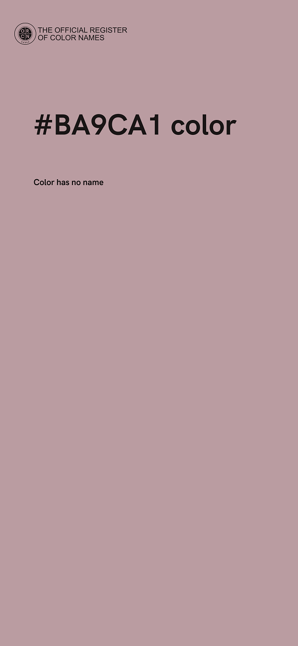 #BA9CA1 color image