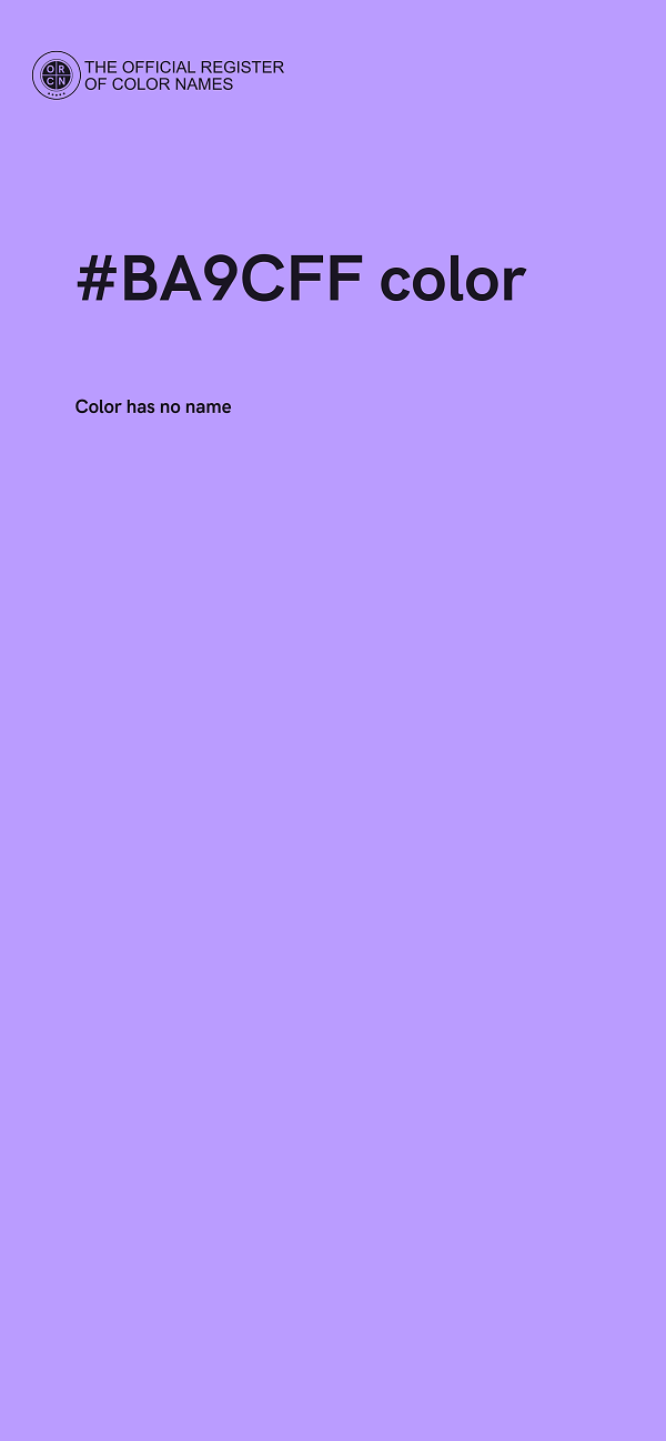 #BA9CFF color image