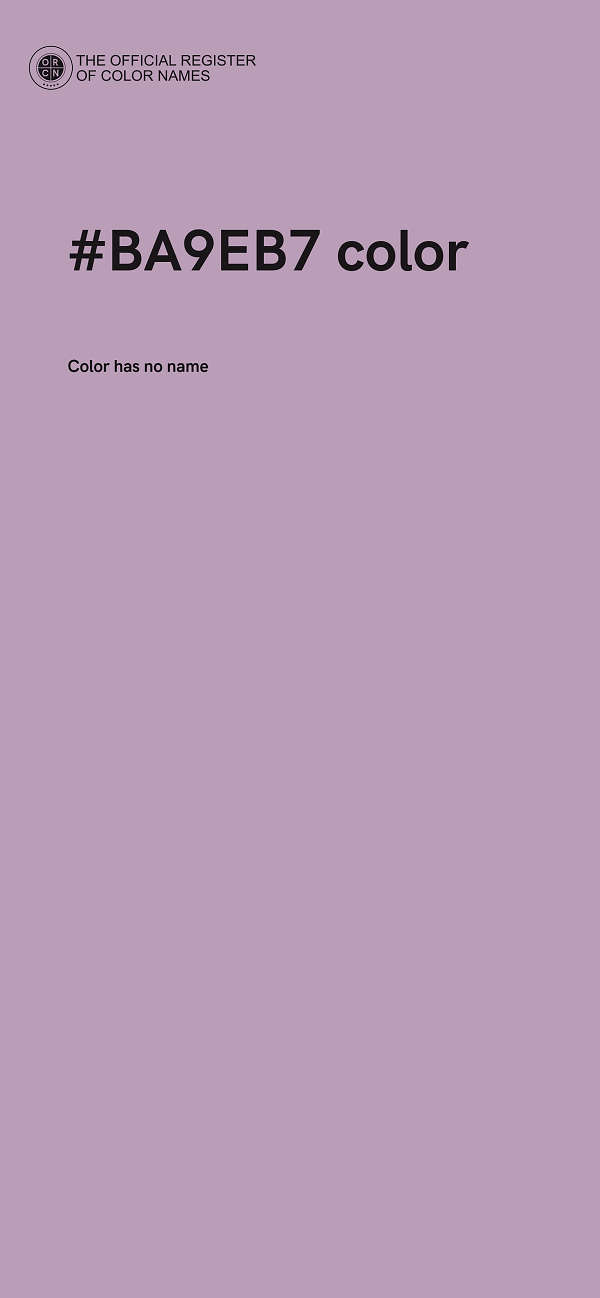 #BA9EB7 color image