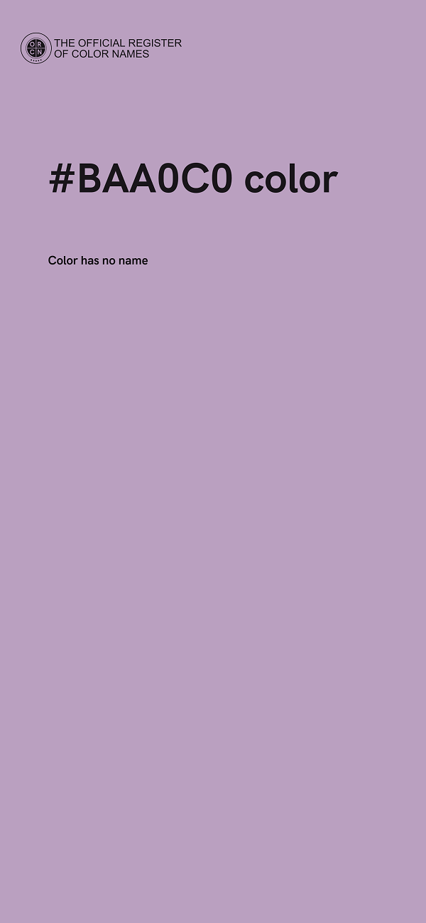 #BAA0C0 color image
