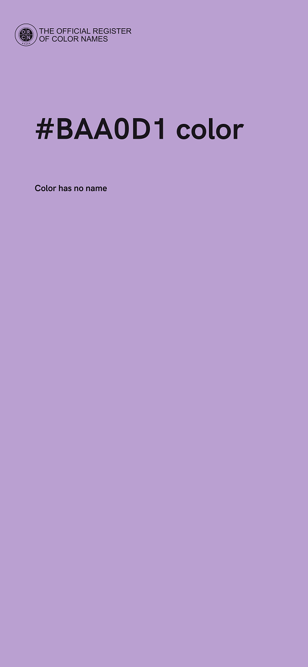 #BAA0D1 color image