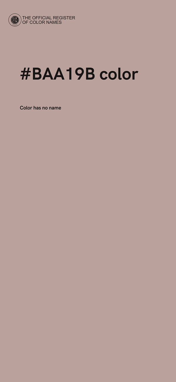 #BAA19B color image