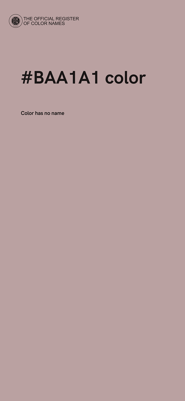 #BAA1A1 color image