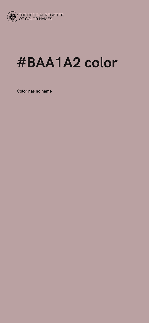 #BAA1A2 color image