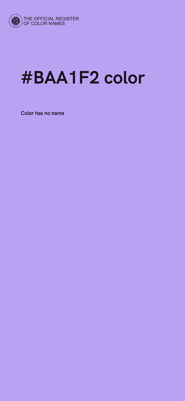 #BAA1F2 color image