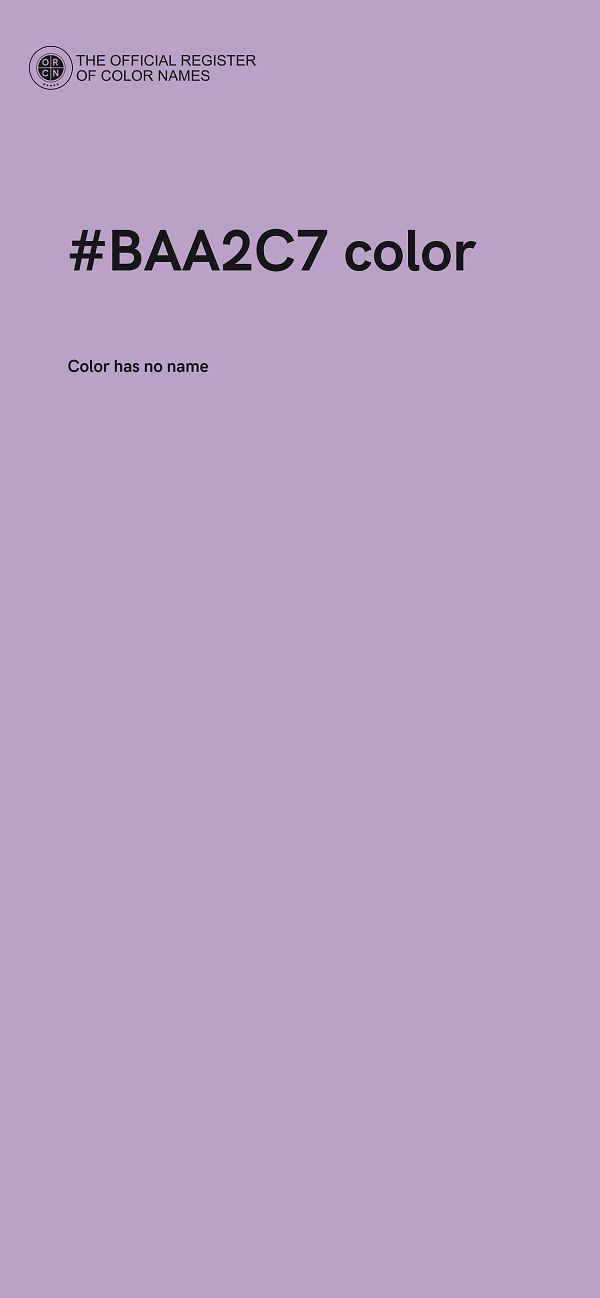 #BAA2C7 color image