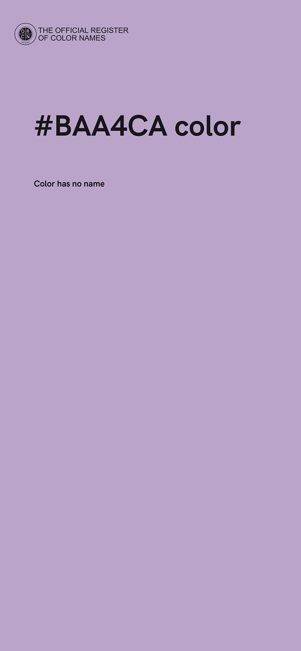 #BAA4CA color image