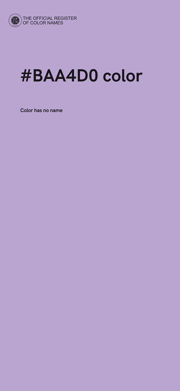 #BAA4D0 color image