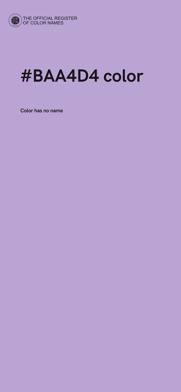 #BAA4D4 color image