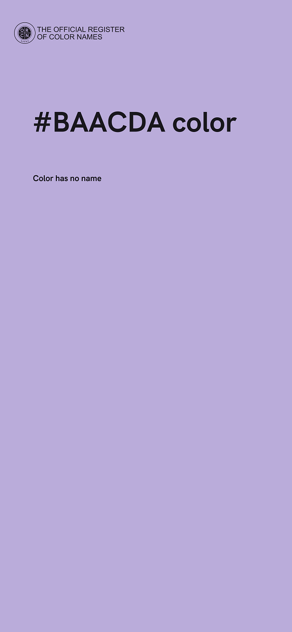 #BAACDA color image