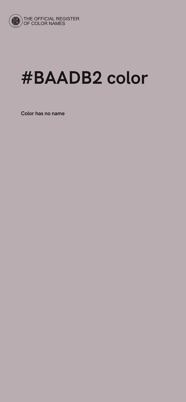 #BAADB2 color image