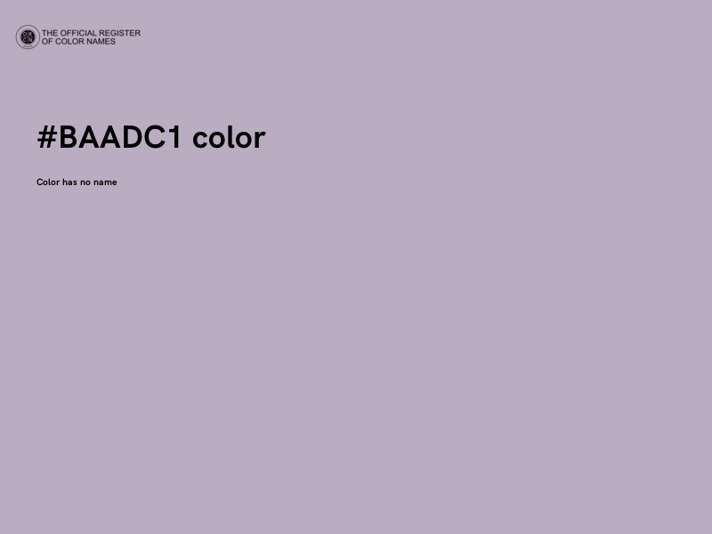 #BAADC1 color image