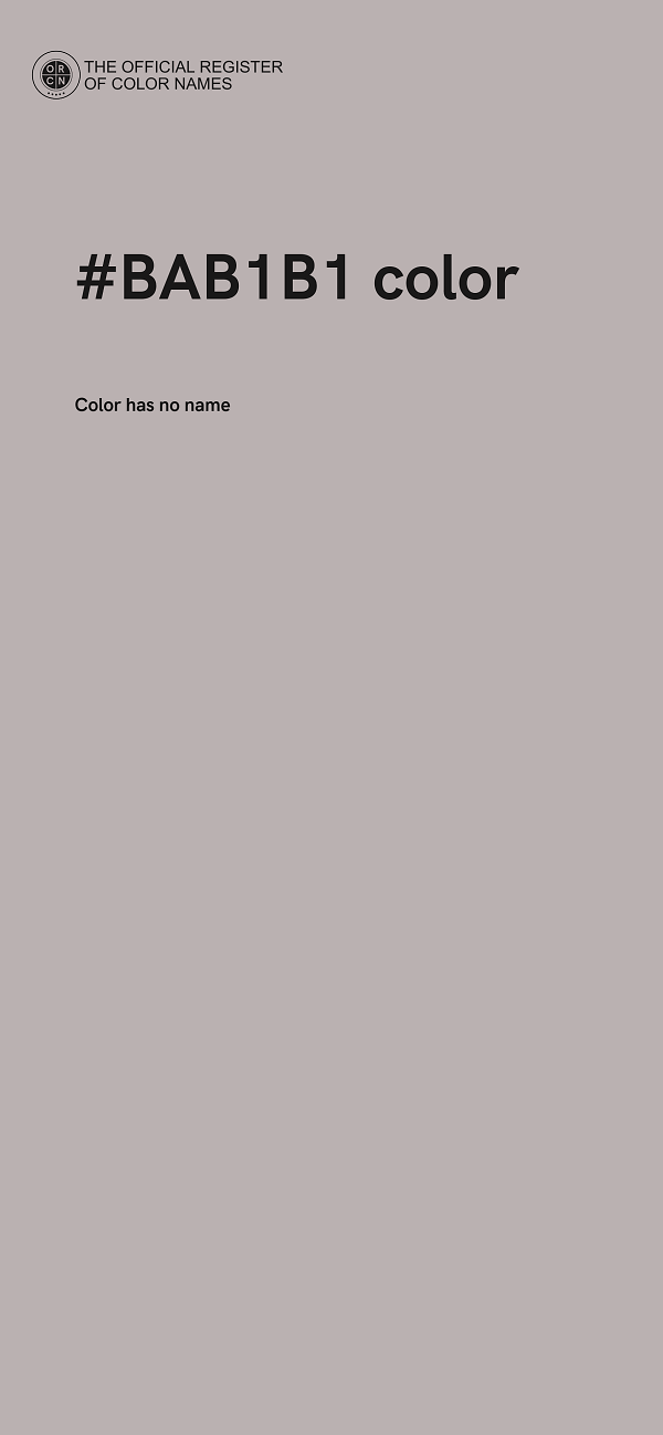 #BAB1B1 color image