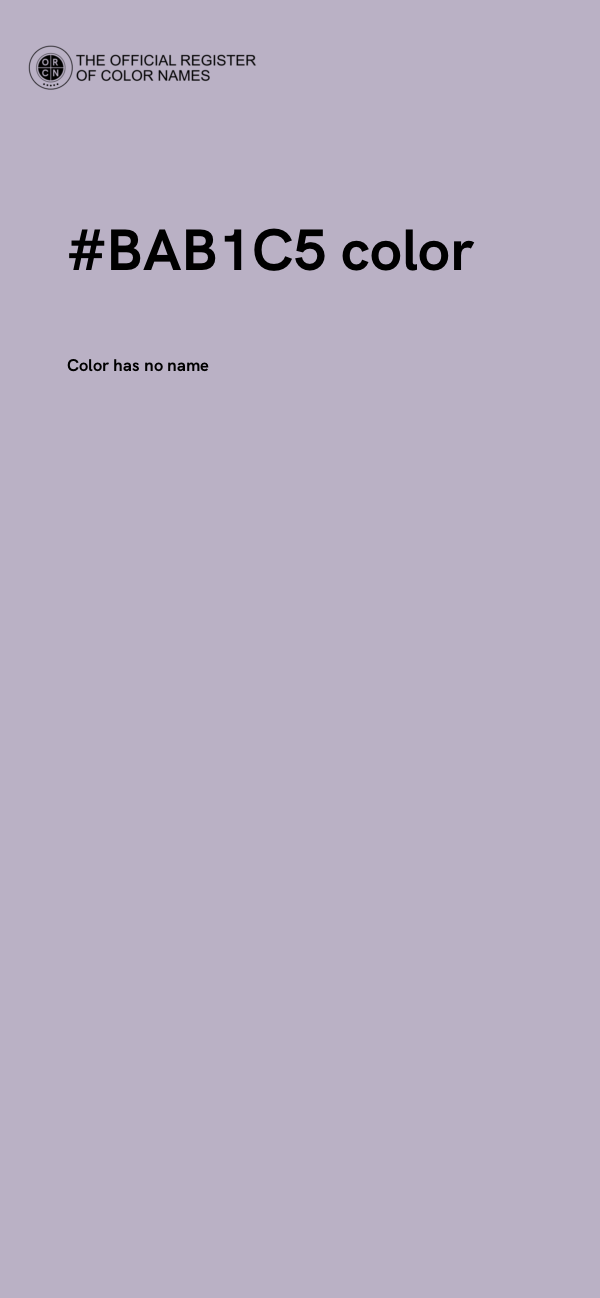 #BAB1C5 color image