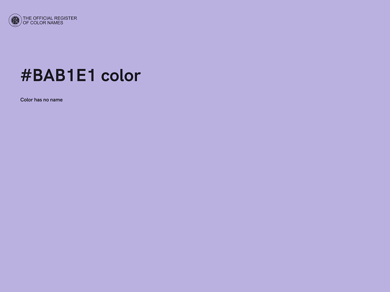 #BAB1E1 color image