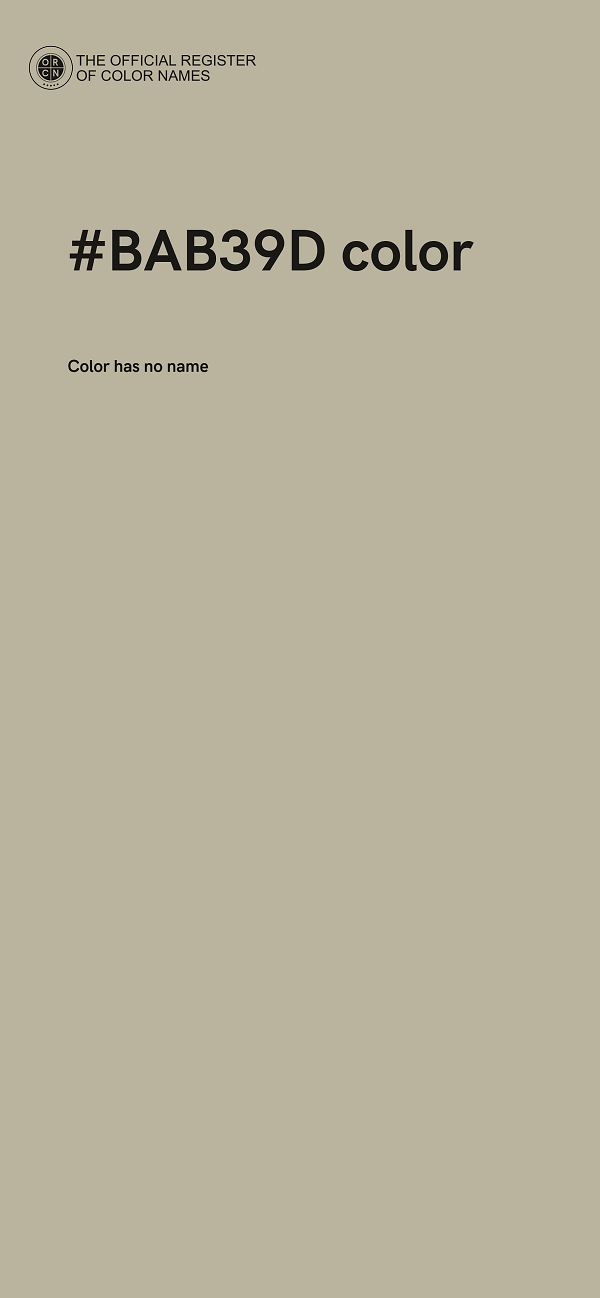 #BAB39D color image