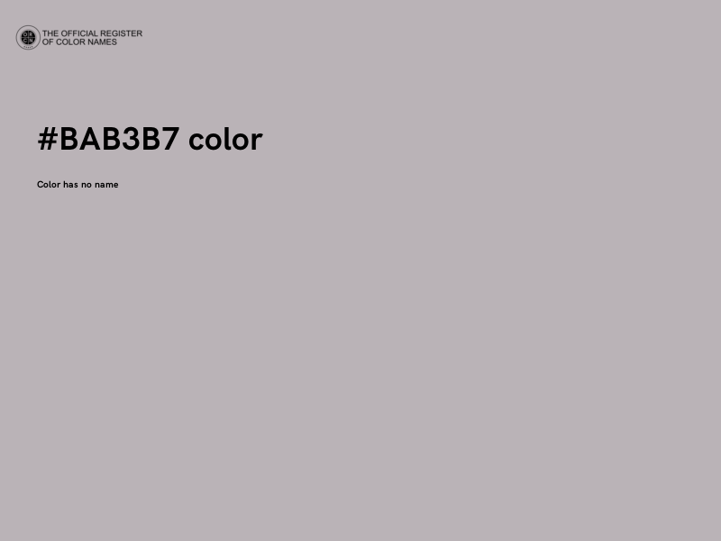 #BAB3B7 color image