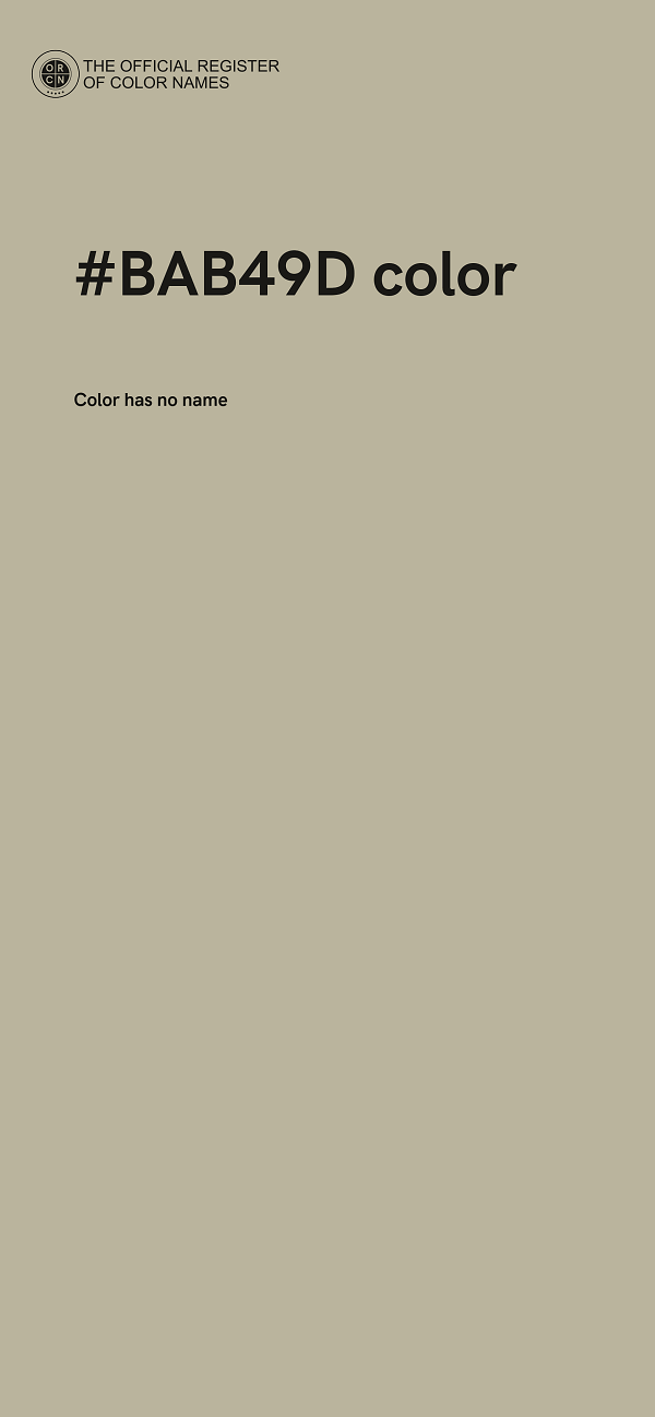 #BAB49D color image