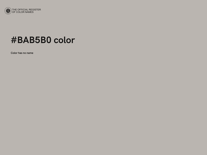 #BAB5B0 color image