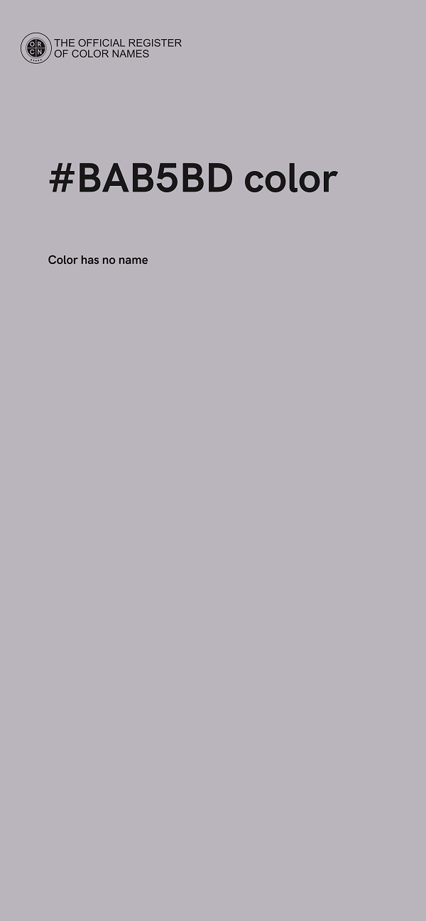 #BAB5BD color image