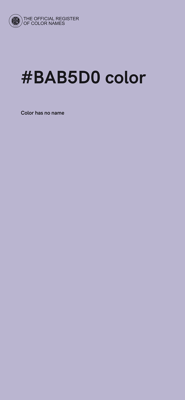 #BAB5D0 color image