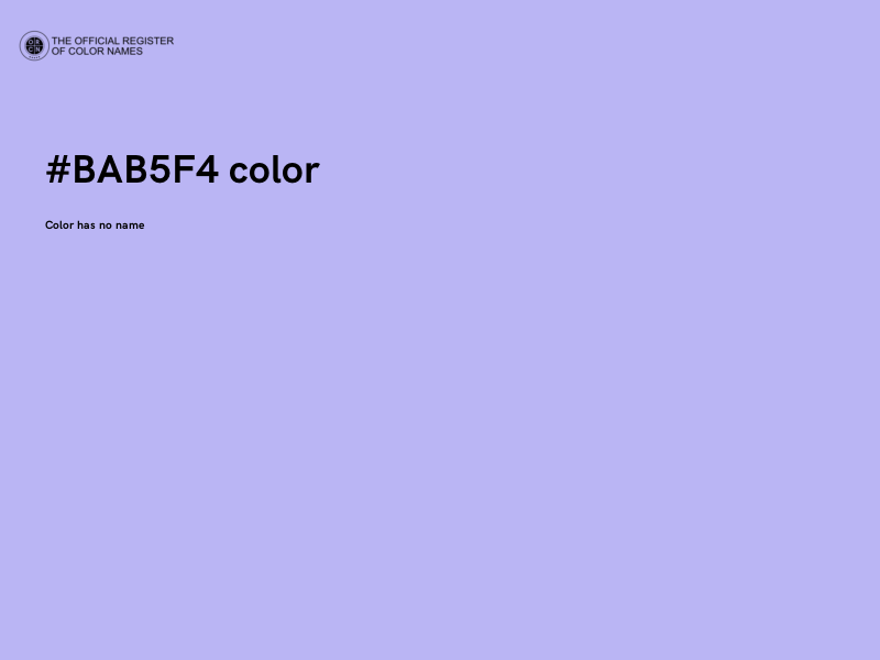 #BAB5F4 color image