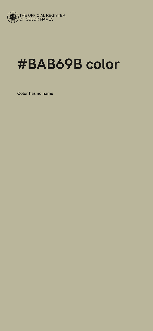 #BAB69B color image