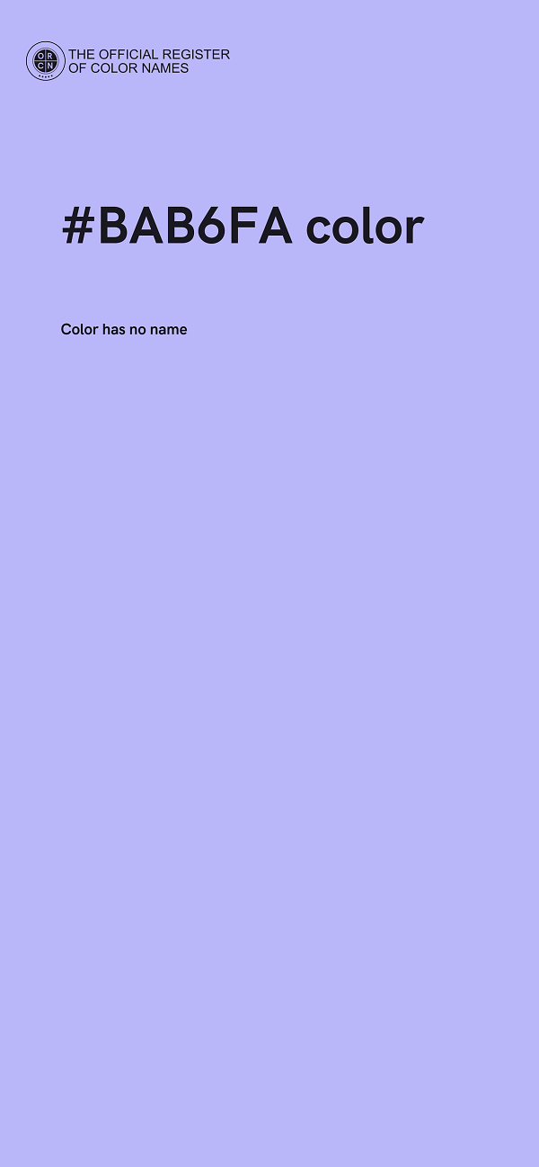 #BAB6FA color image