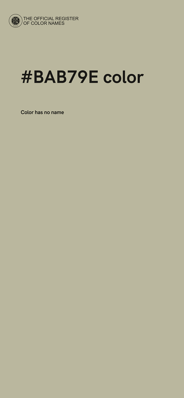 #BAB79E color image