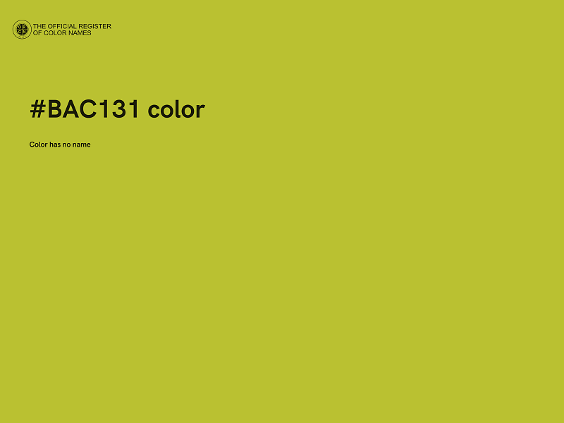 #BAC131 color image