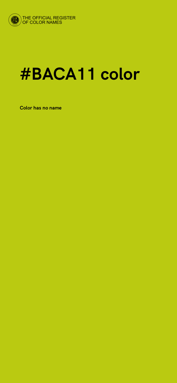 #BACA11 color image