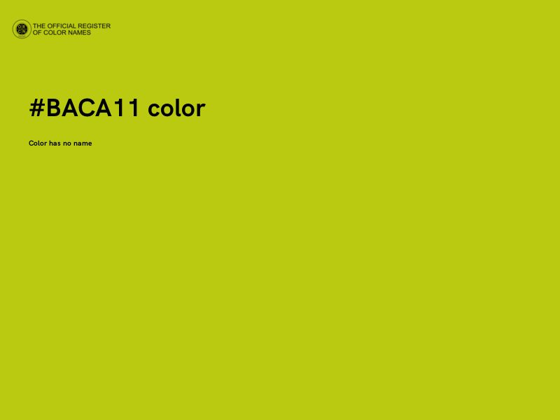 #BACA11 color image