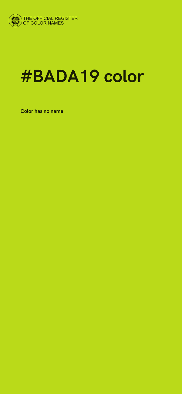 #BADA19 color image